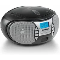 Karcher RR 5025-B Boombox (UKW (FM), tragbarer CD-Player mit UKW Radio, Batterie- / Netzbetrieb, AUX-In)