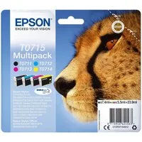 Epson Original Epson T0715 Multipack (C13T07154012) Tintenpatrone
