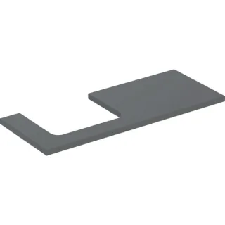 Geberit ONE Waschtisch-Platte, Ausschnitt links, für Aufsatzwaschtisch 505305003