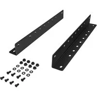 SO-TECH® Möbelbeschlag Montagewinkel KW1-100-H53, für KV1-80-H53 und KV1-100-H53 (2 St), Schwarz galvanisiert L: 254mm für Boden- u. Plattformmontage