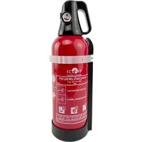 ANAF Pulver-Feuerlöscher ABC Aluminium-Pulverfeuerlöscher 2 kg mit 4 LE KFZ Halterung, Pulver