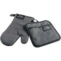 Macosa Home Topfhandschuhe Backhandschuh & Topflappen hitzebeständig Backofenhandschuh, (Backhandschuh & Topflappen Topfhalter Küchenutensil Handschuh Küche, 2-tlg), Backhandschuh & Topflappen hitzebeständig Backofenhandschuh