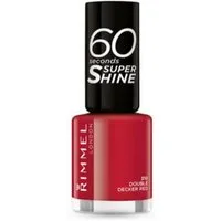 Rimmel London Nagellack 60 Seconds Super Shine Nagellack - 310 Double Decker Rot