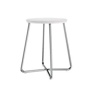 Cosmic Architect Hocker 31x31x39,6cm, Chrom-Weiss Matt, 2906506 WJC205A0006065