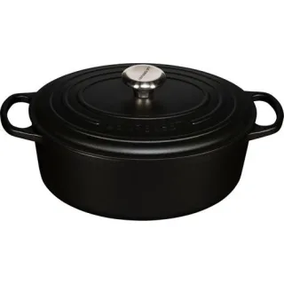 Le Creuset Signature Bräter oval 29 cm schwarz