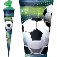 Herlitz Schultüte 70 cm Jungen veredelt Fussball