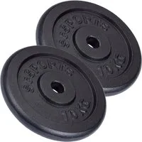 ScSPORTS® Hantelscheibe, 20 kg, (2-tlg)