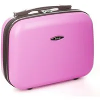 Granori Beautycase Hartschalen Kosmetikkoffer, Leichter Reise-Beautykoffer für Damen (auch als Flugzeug Handgepäck geeignet), abschließbar und mit Trolleyhalterung