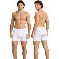Megaman Jeans Boxershorts Herren Boxershort Unterhose Premium Qualität Hoher Baumwollanteil (3-St) Mit Logo-Elastikbund