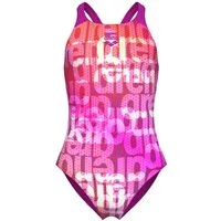 Arena Badeanzug G ARENA MULTI COLOURS SWIMSUIT V BACK für Mädchen für intensives Schwimmtraining, sportlicher Stil
