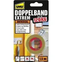UHU Klebepad UHU Doppelband Extrem Universal 1,5 m x 19 mm