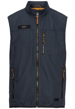 camel active - Multipocket Weste mit Stehkragen night blue - Gr. - 50