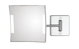 Koh-I-Noor QUADROLOLED Direkter Stromanschluss. Einfacher Arm 20x20x31, Chrom, C60/1KK3 C60/1KK3