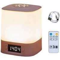 Luckice LED Nachttischlampe LED Nachtlicht,Touch-Lampe,Tisch-Nachttischlampen,Schlafzimmer Lampe, Soft Light Touch Tischlampe für Augenschutz, Die LED kann nicht ausgetauscht werden., Stufenloses Dimmen,Dreifarbig einstellbar, mit Touch-Sensor, Mit F