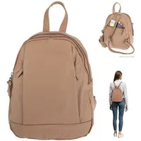 Alessandro Salvatore Cityrucksack Rucksack Damen Damenrucksack Kunstleder Handtasche, Reise Freizeitrucksack klein Freizeit Bürorucksack Olbia 4053 + Etui