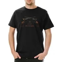 Urban Backwoods Print-Shirt No Law No Order Herren T-Shirt Cowboy Gunslinger Revolverheld Western (1-tlg) Saloon Sheriff Cowgirl Rodeo