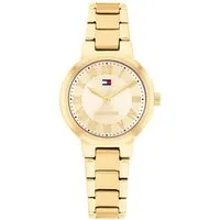 Tommy Hilfiger Quarzuhr Becca 1782905, Armbanduhr, Damenuhr, Edelstahlarmband, analog