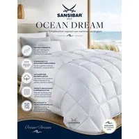Sansibar Sylt Kunstfaserbettdecke Sansibar Ocean Dream Ganzjahresdecke Medium, Füllung: 100% Polyester (Sensofill), Bezug: 100% Baumwolle, Daunen-Feeling durch modernste Fasertechnologie