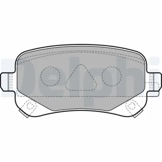 Delphi Bremsbel?ge hinten Chrysler Grand Dodge Journey Fiat Freemont