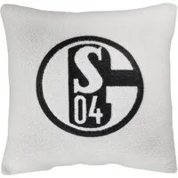 FC Schalke 04 Dekokissen Schalke 04 Kissen Sachafoptik beige