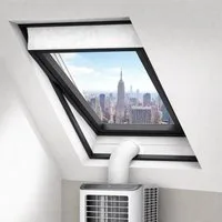 One Home Fenster-Set Erweiterung Fensterabdichtung Dachfenster für Mobile Klimageräte, Klimaanlage, Hitzeschutz Abdichtung für Dachfenster und Schwingfenster