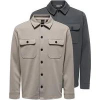 ONLY & SONS Hemdjacke 2er Pack Newkodyl (Spar-Set, 2-St) Hemdjacke / Overshirt - Blickdicht - Vielseitig kombinierbares Basic