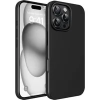 CoolGadget Handyhülle Black Series Handy Hülle für Apple iPhone 16 Pro 6,3 Zoll, Edle Silikon Schlicht Robust Schutzhülle für iPhone 16 Pro Hülle