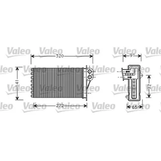 Valeo W?rmetauscher Citroen Xsara Peugeot 206