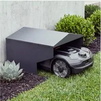 MCW Mähroboter-Garage MCW-Q71, BxTxH: 57x70x42 cm, (1-St), Sichere Befestigung am Boden möglich