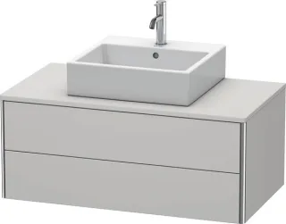 Duravit XSquare Konsolenwaschtischunterbau wandhängend Nordic Weiß Seidenmatt 1000x548x400 mm - XS49 XS491103939