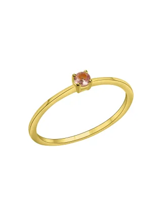 Fascination by Ellen K. Ring Gold 375 mit echtem pinken Saphir 3mm