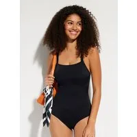 bonprix Badeanzug (1-St) mit verstellbaren Trägern, sportlicher Stil, gefüttert mit Polyester