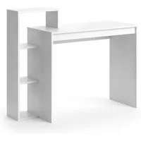 Vicco Schreibtisch Leo, Weiß, 110 x 40 cm (1-St), verstellbar