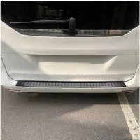 OMAC Ladekantenschutz für Mercedes Vito W447 2014-2025 Gebürstet Dunkel, Zubehör für Mercedes Vito W447 2014-2025, Langlebig,Einfache Reinigung,Einfache Installation,Rostbeständig