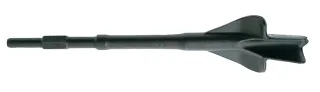 Makita Fugenmeißel mit Gleiter, Mit Gleiter - Breite 35mm - Länge 380mm - 17mm 6-kant - P-13100