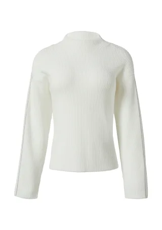 comma - Strickpullover weiß - Gr. - 44