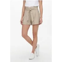 ONLY Shorts ONLLALIA HW BELT SHORTS PNT Viskosemischung, regular fit, High Waist Paperbag Bund