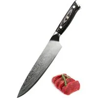 Luckice Kochmesser Valentinstag Küchenmesser Geschenk für Ihn - 33 Cm Fleischmesser, Jahrestag Partner Geschenke für Männer Ehemann Geburtstagsgeschenk