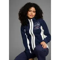 KangaROOS Fleecejacke für kalte Tage, schnelltrocknend, wärmend, figurbetonter Schnitt