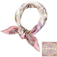 Zaewry Seidentuch Damen 70 * 70cm Schal Quadratisch Bandana Tuch