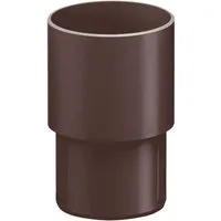 INEFA Regenfallrohr Verbinder für Fallrohre, (DN 50), Fallrohrmuffe, Verbindungsmuffe, Steckmuffe, Muffe für Fallrohre