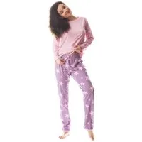 Consult-Tex Pyjama Damen Pyjama Schlafanzug SUN4 (Spar-Set, 2 tlg., 1 Set) aus reiner Baumwolle-Jersey