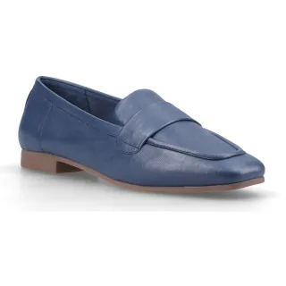 Hush Puppies Sutton Leder Damen Navy Slipper