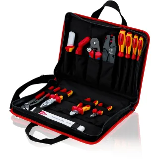 KNIPEX Werkzeugtasche Kompakt Elektro 14-teilig 410 mm - 002111