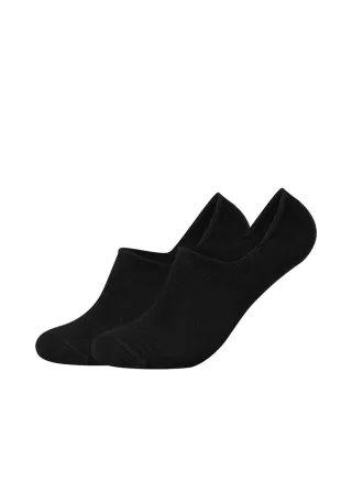 s.Oliver Red Label - Bequeme Basic-Footies mit elastischem Bund schwarz - Gr. - 42