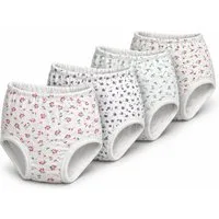 EloModa Taillenslip 4x Damen Slips Unterhosen Unterwäsche Baumwolle, 36/38 - 56/58 (4-St) 100% Baumwolle, 4er Pack Damen Unterhosen