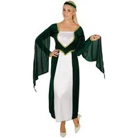 dressforfun Kostüm Frauenkostüm Burgprinzessin, Wundervolles, langes Burgprinzessinnen-Kleid