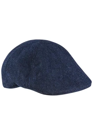 camel active - Flatcap aus einem angenehmen Wollmix night blue - Gr. - M