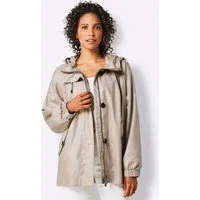 creation L Allwetterjacke Leinen-Viskose-Jacke Langarm
