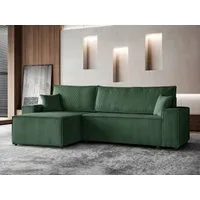 Beautysofa Ecksofa im Cordstoff HEKTOR, mit Bettkasten und Schlaffunktion